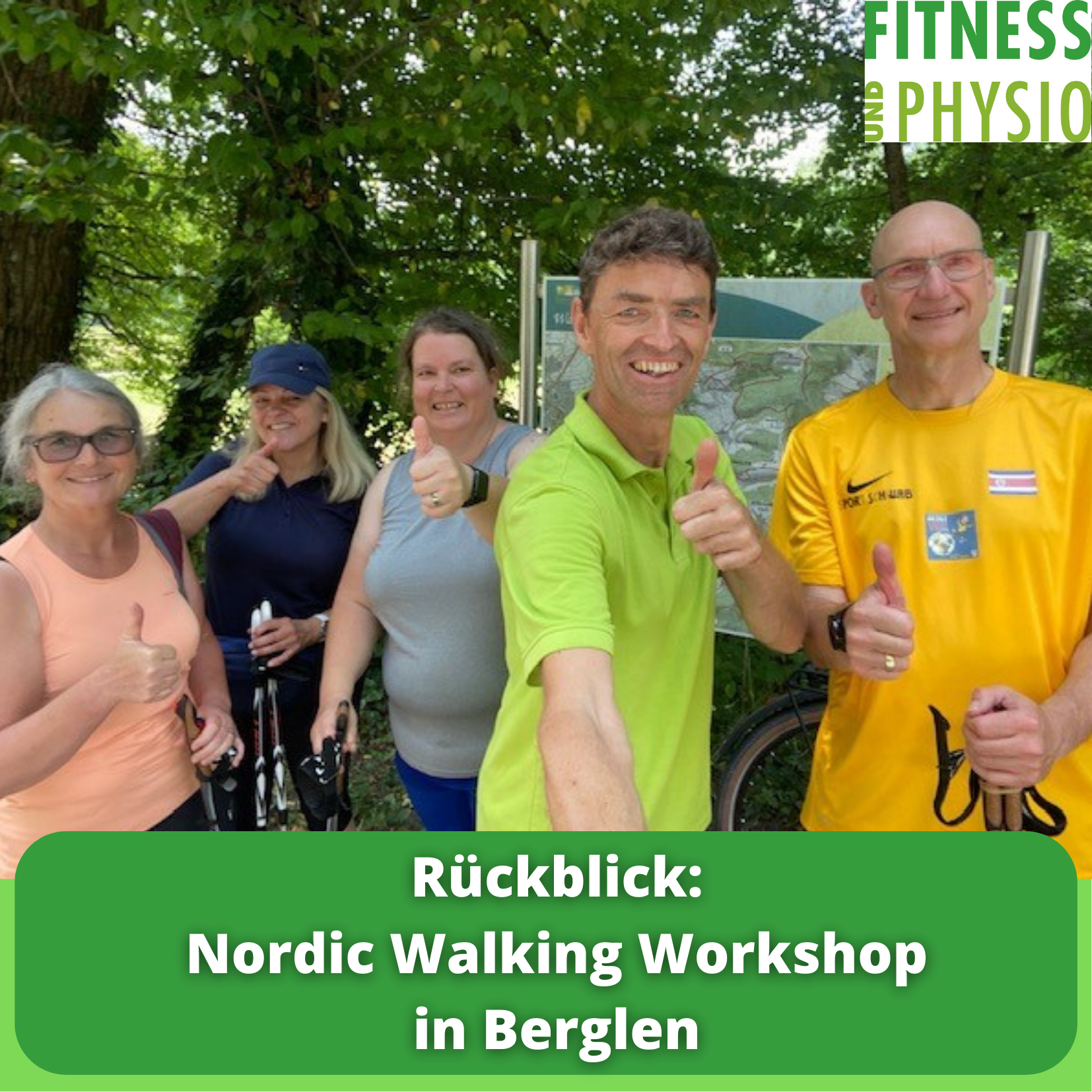 Rückblick: Nordic Walking Workshop Berglen